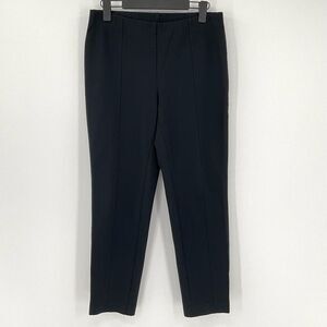 J Jill Ponte Slim‎ Leg Pull On Pants Stretch Elastic Waist Women Medium Black